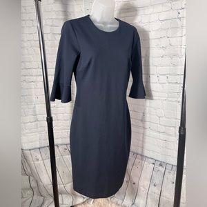 Banana Republic Navy Blue Long Sleeve Sheath Dress size 4